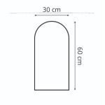 Polsterpaneel Hellgrau 30 cm Polsterpaneel Hellgrau 30 cm